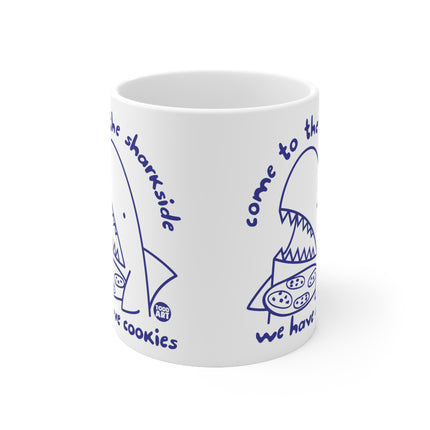 Come to Sharkside Ceramic Mug