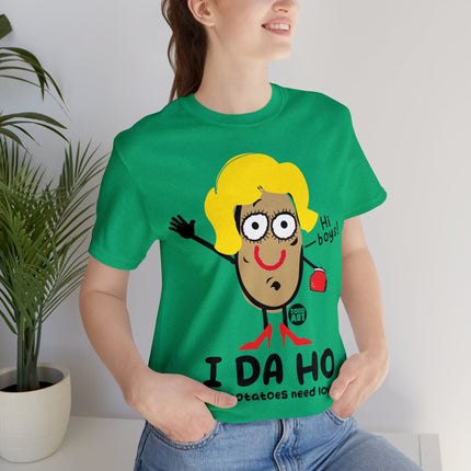 I DA HO Unisex Short Sleeve Tee