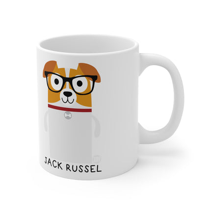 Bow Wow Meow Jack Russel Ceramic Mug