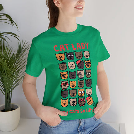 Cat lady So Many Cats Unisex Tee