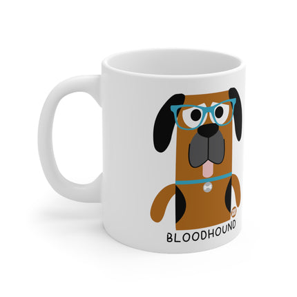 Bow Wow Meow Bloodhound Ceramic Mug