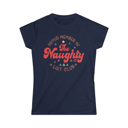 Proud Naughty List Member Women's Softstyle Tee