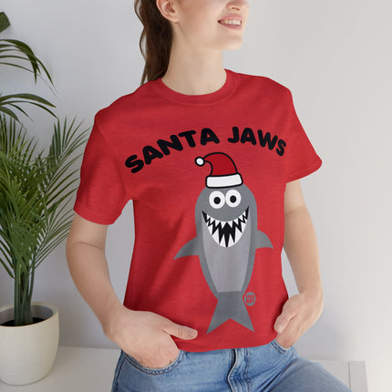 Santa Jaws Christmas Unisex Tee