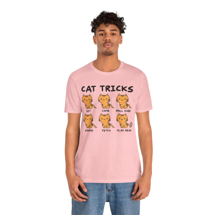 Cat Tricks Tee, Funny Cat Tees, Funny Cat Owner Tshirt