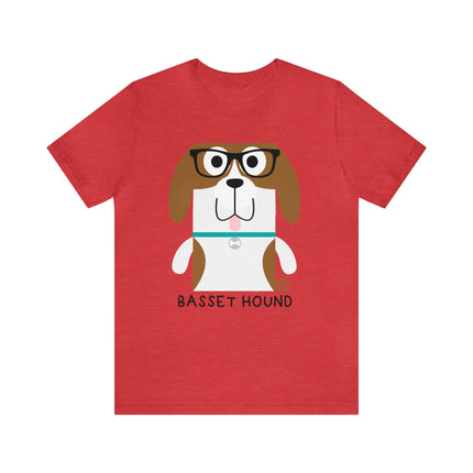 Bow Wow Meow Basset Hound Unisex Tee