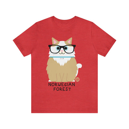 Bow Wow Meow Norwegian Forest Unisex Tee