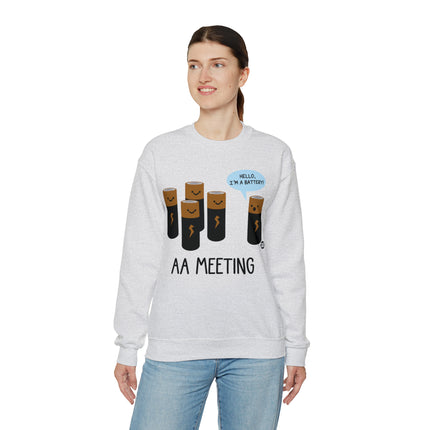 AA Meeting Battery Crewneck Sweatshirt