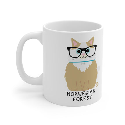 Bow Wow Meow Norwegian Forest Ceramic Mug