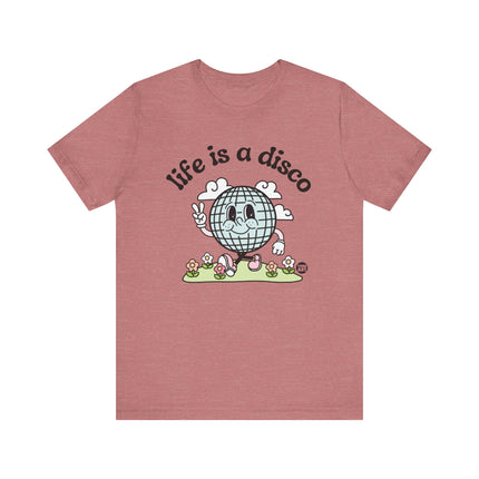 Life is a Disco Tee, Cute Disco Ball Tshirt