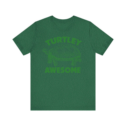 Funny "TURTLEY AWESOME" Tee Shirt