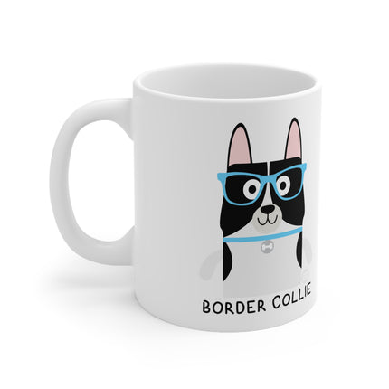 Bow Wow Meow Border Collie Ceramic Mug