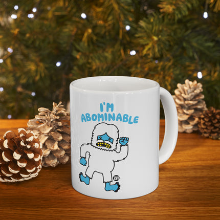 I'm Abominable Snowman Christmas Ceramic Mug