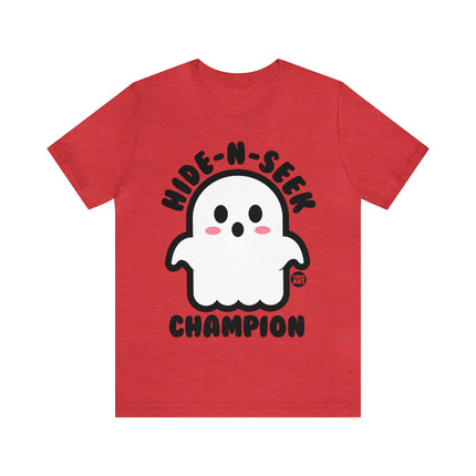 Hide and Seek Champion Unisex Short Sleeve Tee