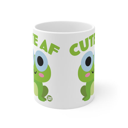 Cute AF Frog Ceramic Mug