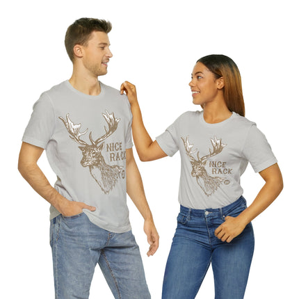 Nice Rack Deer Unisex Short Sleeve Tee