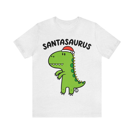 Santasaurus Dinosaur Christmas Unisex Tee