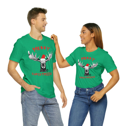 Merry Christmoose Xmas Unisex Tee