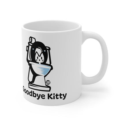 Goodbye Kitty Toilet Ceramic Mug