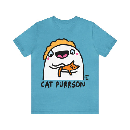 Cat Purrson Unisex Short Sleeve Tee