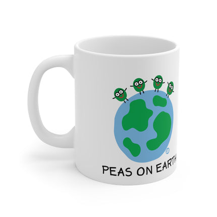 Peas on Earth Ceramic Mug