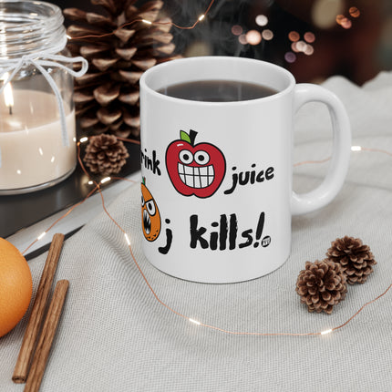 drink apple juice Ceramic Mug