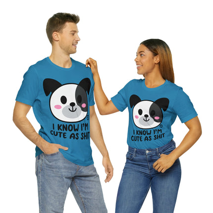 Cute As Shit Dog Unisex Tee