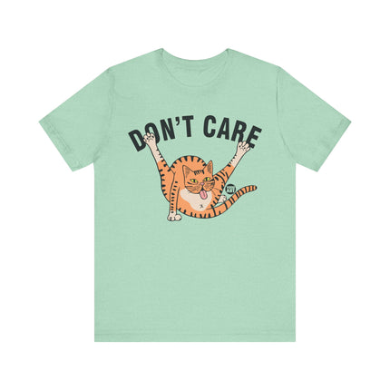 Don't Care Cat Tee