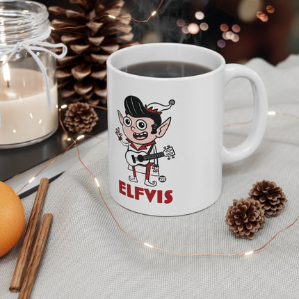 Elfvis Elf Christmas Ceramic Mug