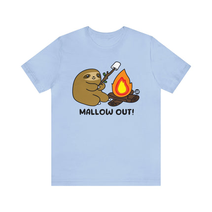 Sloth Campfire Mallow Out Unisex Tee