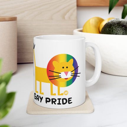 Gay Pride Lion Ceramic Mug