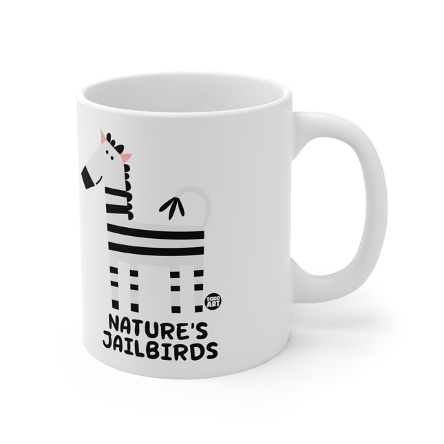 Natures Jailbirds Zebra Ceramic Mug