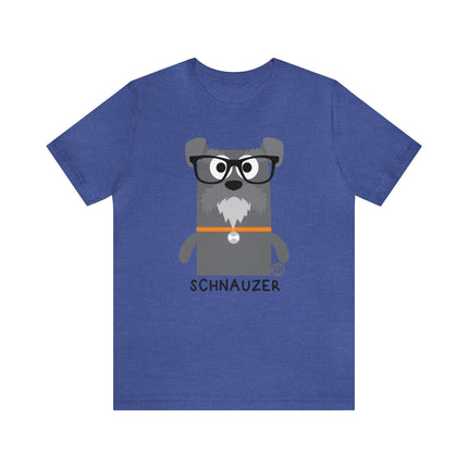 Bow Wow Meow Schnauzer Unisex Tee