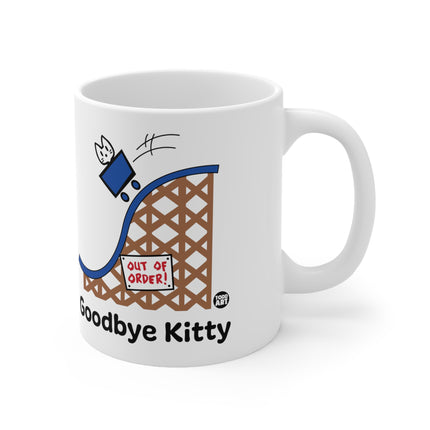 Goodbye Kitty Roller Coaster Ceramic Mug