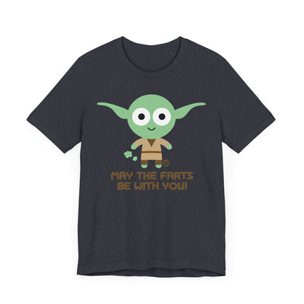 Funny Star Wars "May the Farts Be With You" Yoda Tee Shirt