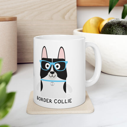 Bow Wow Meow Border Collie Ceramic Mug