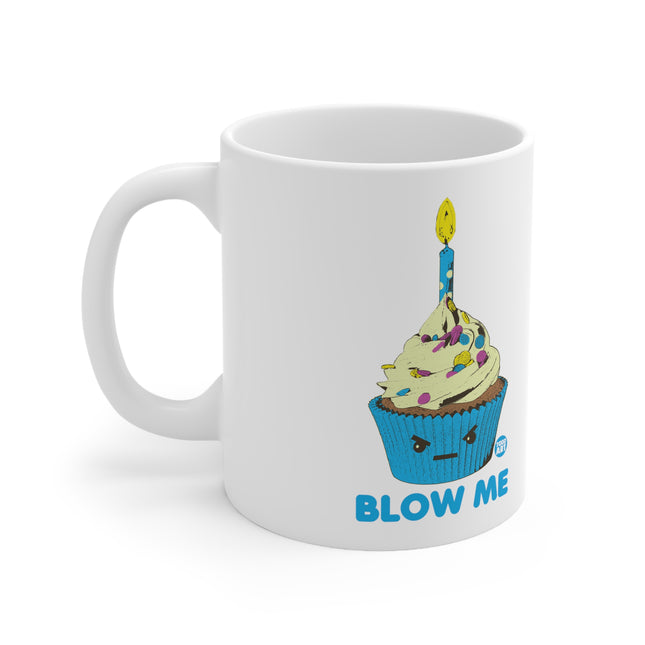 Blow Me Cupcake Ceramic Mug
