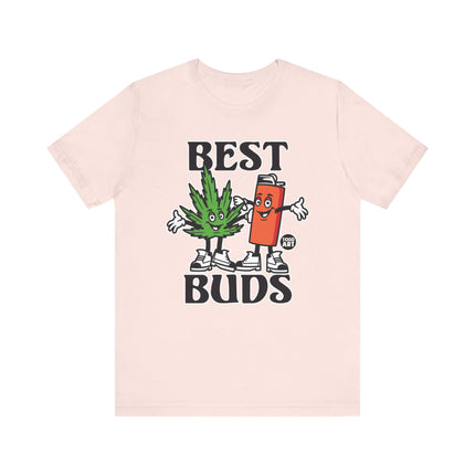 Best Buds Pot and Lighter Tee, Funny 420 Pot leaf and Lighter Shirt