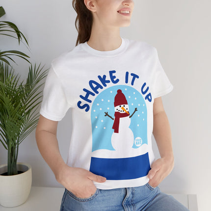 Shake It Up Snowglobe Christmas Unisex Tee