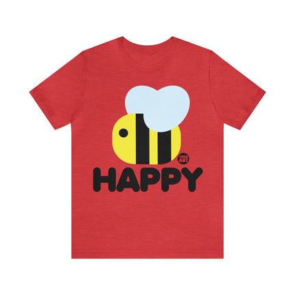 Be Happy Bee Unisex Tee