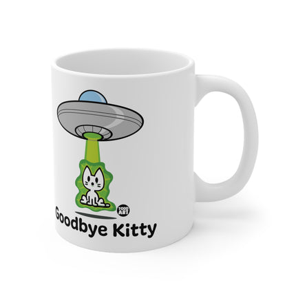 Goodbye Kitty UFO Ceramic Mug