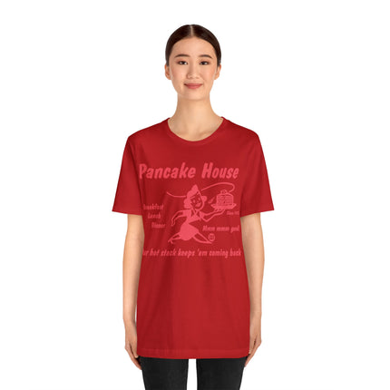 Retro Pancake House Unisex Short Sleeve Tee