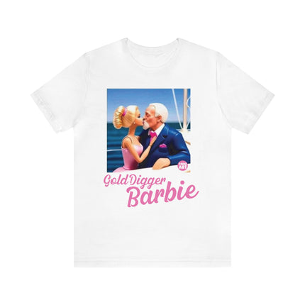 Gold Digger Barbie Unisex Short Sleeve Tee