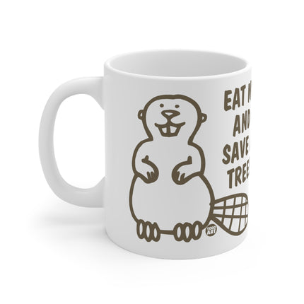 Eat Me Beaver Ceramic Mug