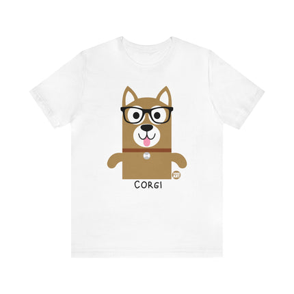 Bow Wow Meow Corgi Unisex Tee