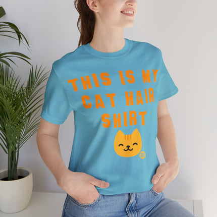 Cat Hair Shirt Unisex Short Sleeve Tee