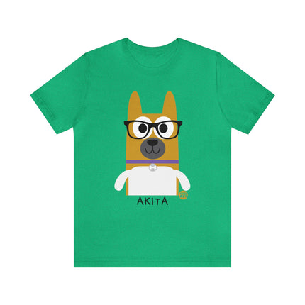 Bow Wow Meow Akita Unisex Tee