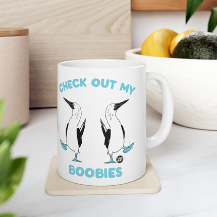 Check Out My Boobies Ceramic Mug