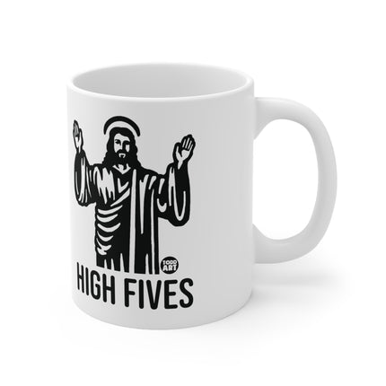 high fives jesus Mug