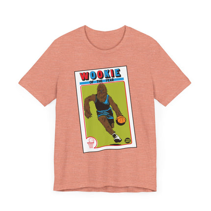 Funny Star Wars "WOOKIE OF THE YEAR" Basketball Card Tee Shirt