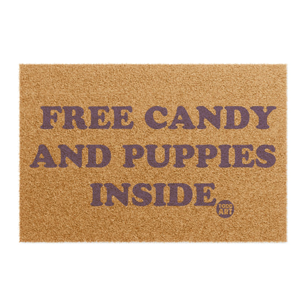 Free Candy Puppies Doormat